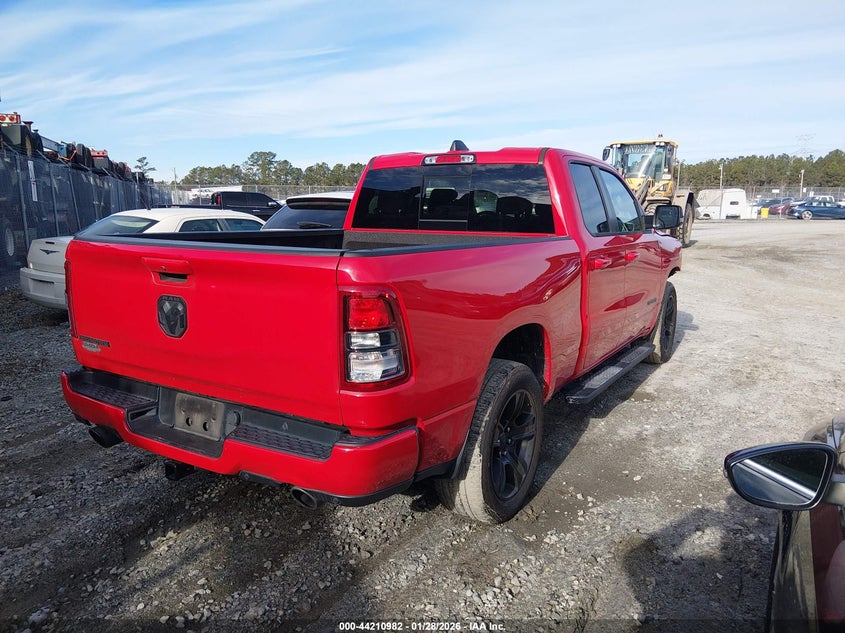 Vin: 1c6rrebt1nn113507, lot: 44707002, ram 1500 big horn  4x2 6'4 box 20224