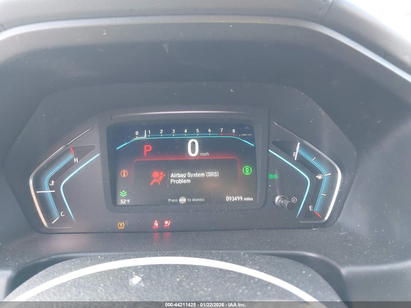 VIN 5FNRL6H89NB025841 2022 HONDA ODYSSEY TOURING