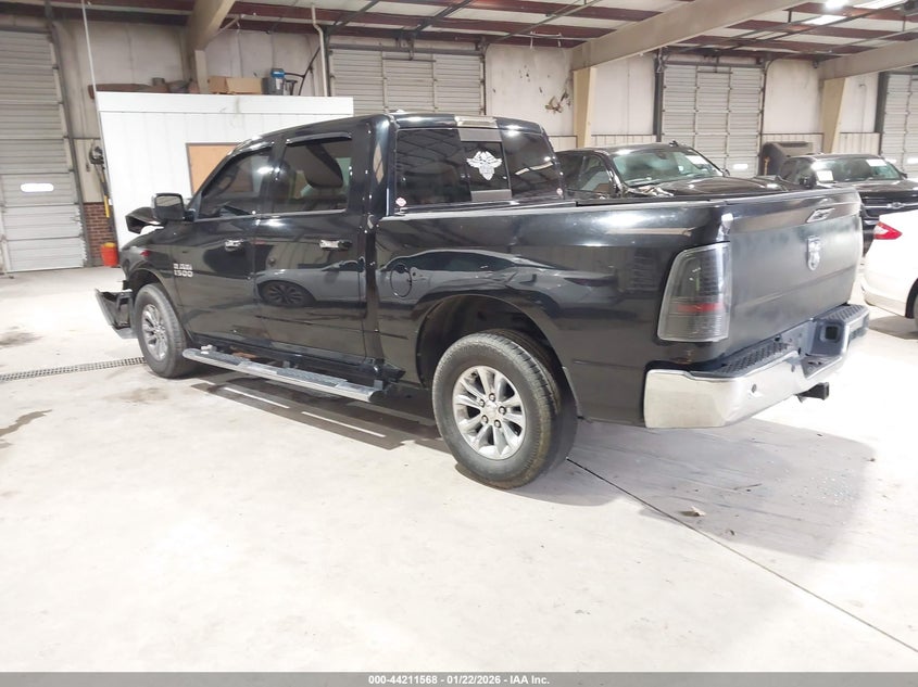2013 Ram 1500 3.6 Ram Slt black Lot 111044211568 Vin 1C6RR6LG9DS686128