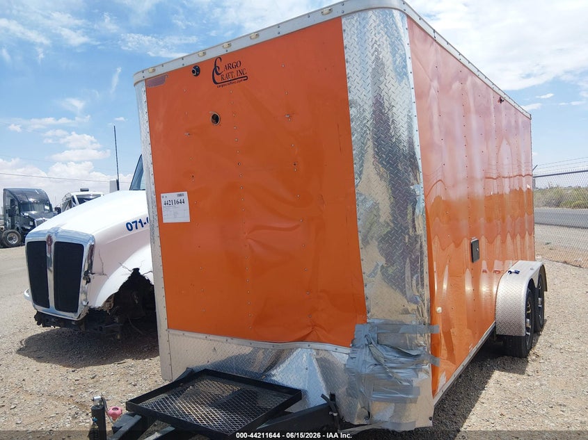 2021 CARGO CRAFT 16' BUMPER PULL TRAILER auction photo 2