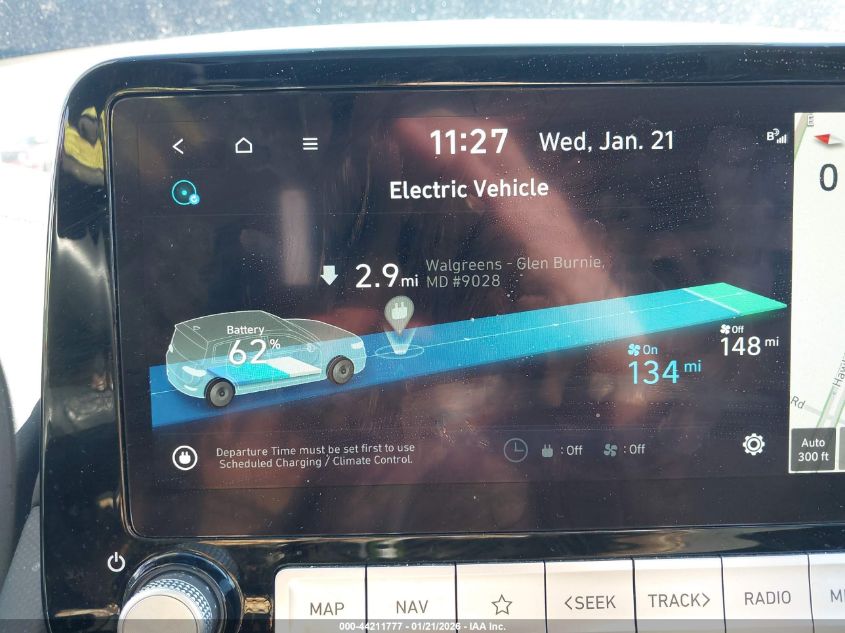 2023 Hyundai Kona Electric Sel VIN: KM8K33AG0PU183024 Lot: 44211777