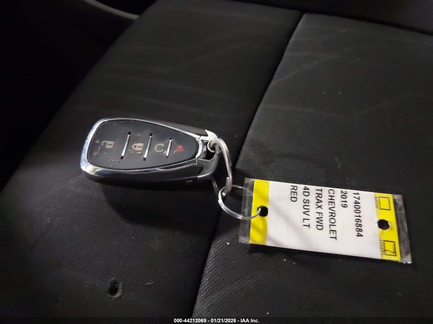 2019 Chevrolet Trax Lt VIN: 3GNCJLSB7KL356663 Lot: 44212069