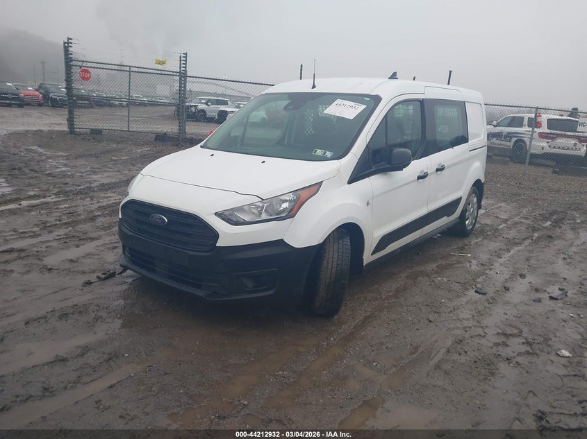 Vin: nm0ls7e73m1497466, lot: 44708952, ford transit connect xl 20212