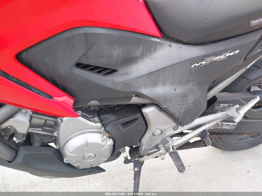 2013 Honda Nc700X VIN: JH2RC6351DK100120 Lot: 44213195