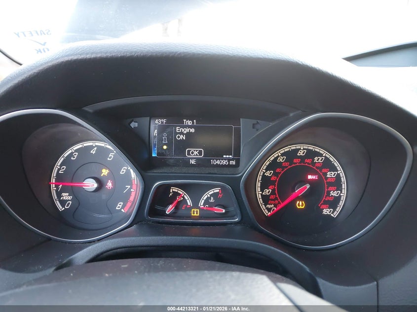 2013 Ford Focus St VIN: 1FADP3L9XDL126630 Lot: 44213321