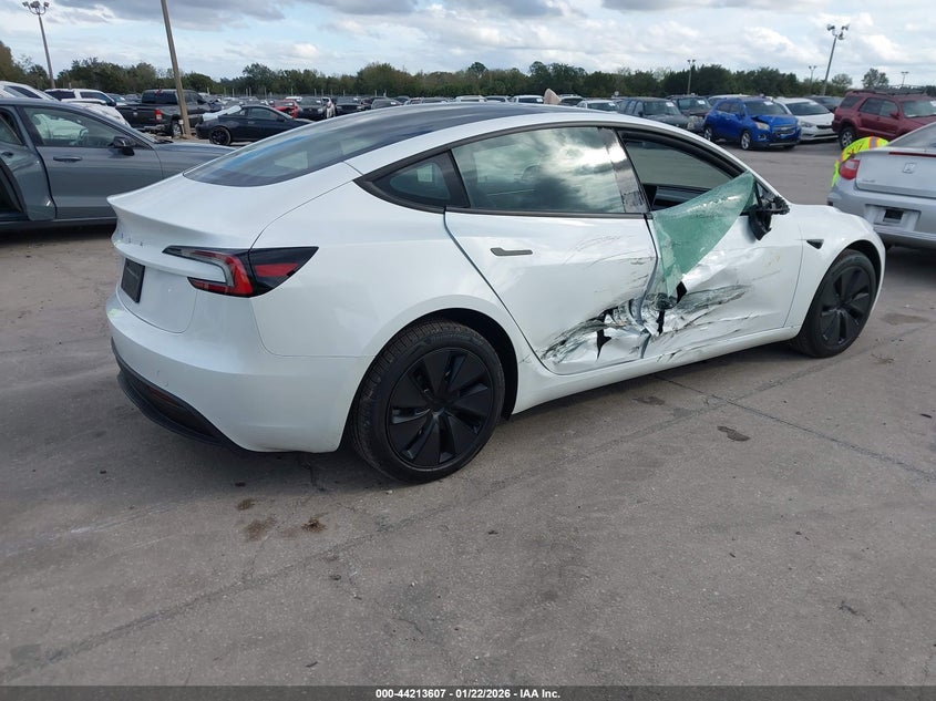 Vin: 5yj3e1ea8sf988090, lot: 44709628, tesla model 3 long range rear-wheel drive/standard rear-wheel drive 20254