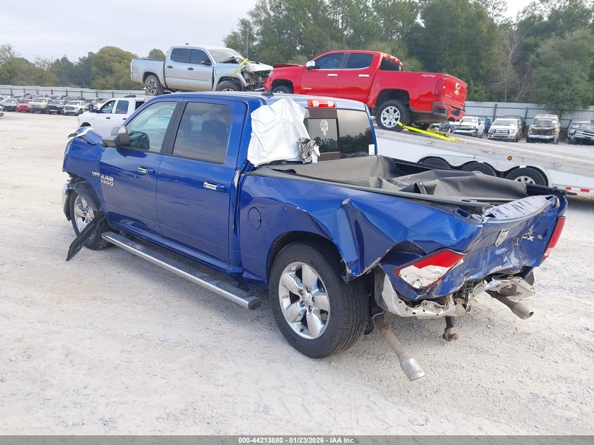 Vin: 1c6rr7lt6hs595424, lot: 44709900, ram 1500 big horn  4x4 5'7 box 20173