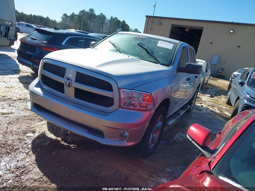 Vin: 1c6rr7kg4hs726581, lot: 44710037, ram 1500 express  4x4 5'7 box 20172