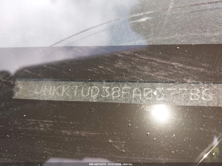 2015 Toyota Yaris Le VIN: VNKKTUD38FA037786 Lot: 44214370