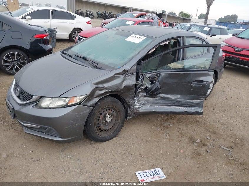 2013 Honda Civic Lx 19XFB2F59DE260221 photo 1