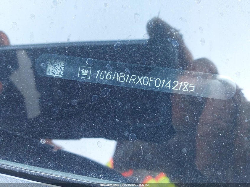 2015 Cadillac Ats Luxury VIN: 1G6AB1RX0F0142185 Lot: 44215298