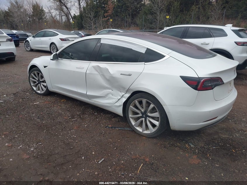 Vin: 5yj3e1eb8jf151315, lot: 44711491, tesla model 3 long range/performance 20183