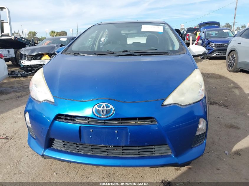 2014 Toyota Prius C Two VIN: JTDKDTB33E1566743 Lot: 44215525