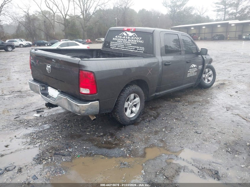 Vin: 3c6rr6kt8lg179094, lot: 44711596, ram 1500 classic tradesman  4x2 5'7 box 20204