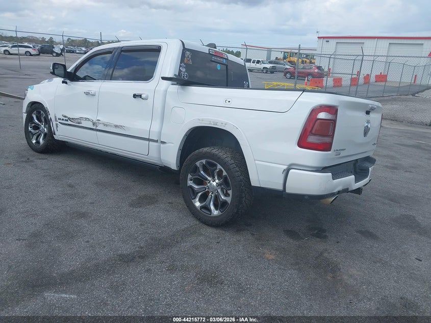 Vin: 1c6srfht9kn772767, lot: 44711792, ram 1500 limited  4x4 5'7 box 20193