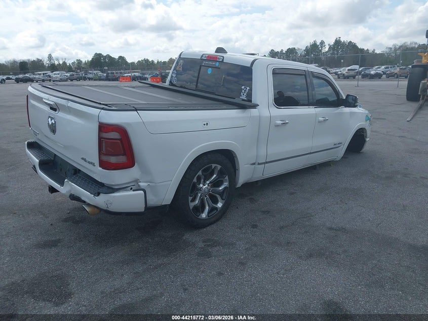 Vin: 1c6srfht9kn772767, lot: 44711792, ram 1500 limited  4x4 5'7 box 20194