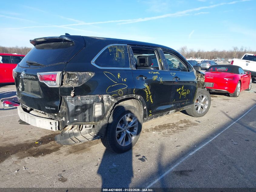 2015 Toyota Highlander Xle V6