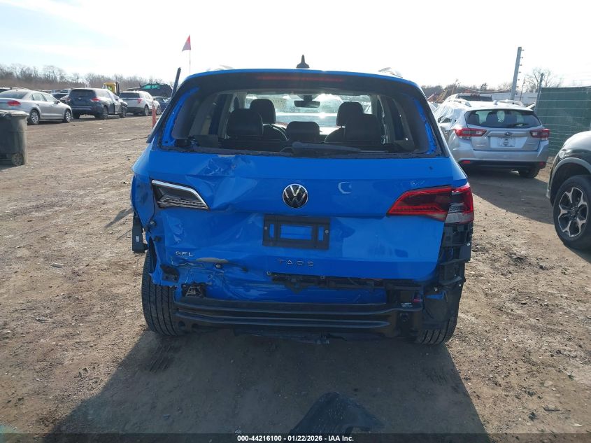 2022 Volkswagen Taos 1.5T Sel VIN: 3VV1X7B29NM011933 Lot: 44216100