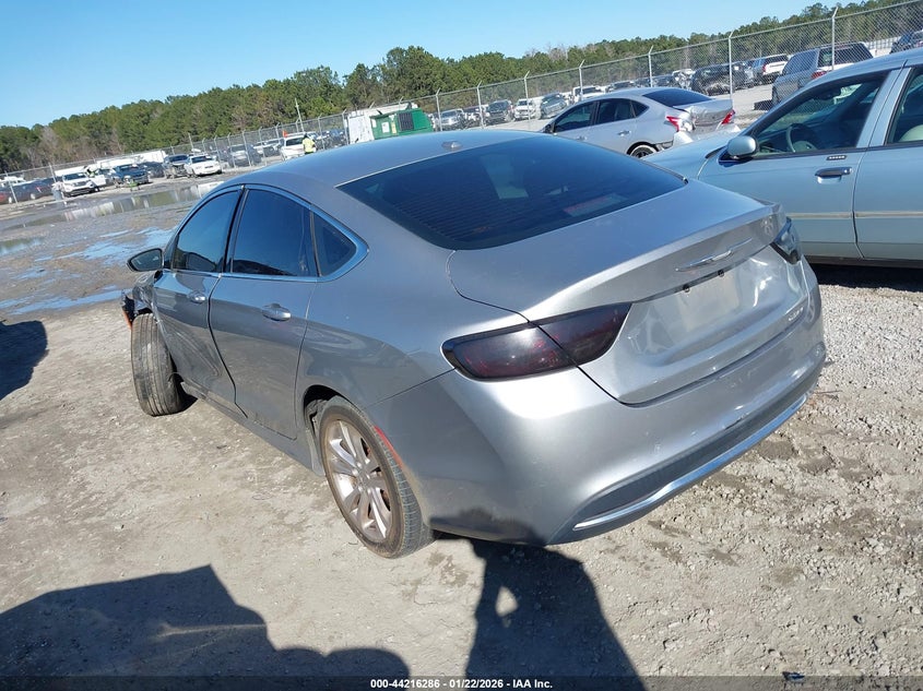 Vin: 1c3cccav2fn607488, lot: 44712306, chrysler 200 limited 20153