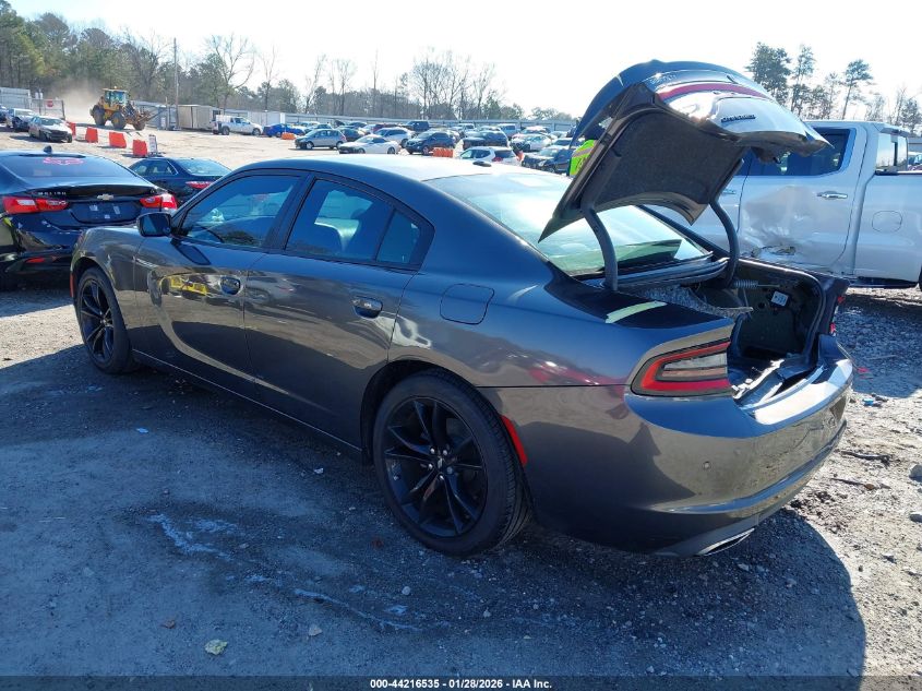 2018 Dodge Charger Sxt Rwd
