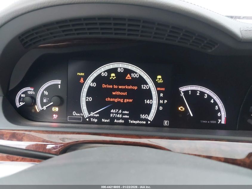 2013 Mercedes-Benz S 550 VIN: WDDNG7DB0DA496526 Lot: 44216805