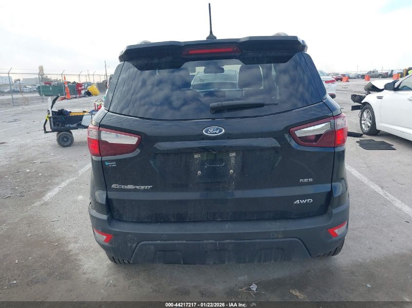 2020 Ford Ecosport Ses VIN: MAJ6S3JL1LC390291 Lot: 44217217