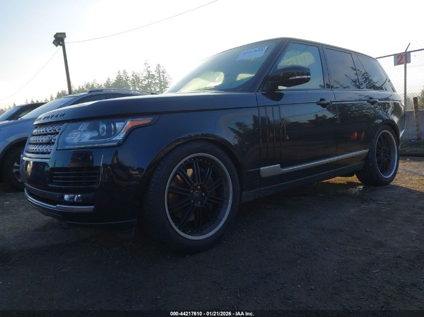 2014 Land Rover Range Rover 5.0L V8 Supercharged/5.0L V8 Supercharged Ebony Edition