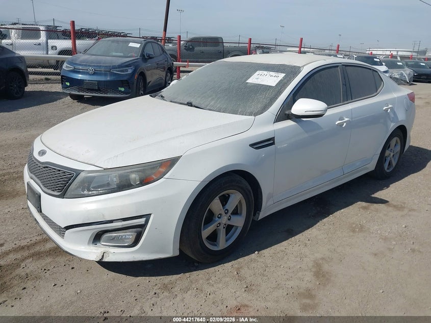 Vin: 5xxgm4a79eg275295, lot: 44713660, kia optima lx 20142
