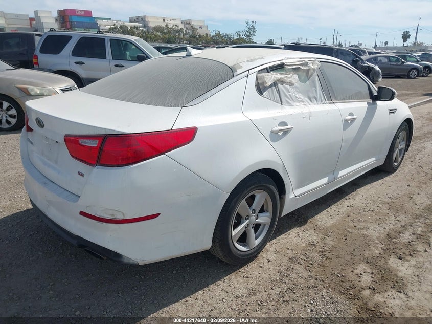 Vin: 5xxgm4a79eg275295, lot: 44713660, kia optima lx 20144