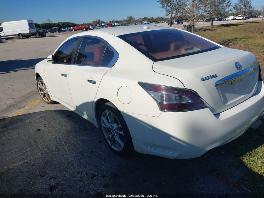 Vin: 1n4aa5ap7ec450086, lot: 44714099, nissan maxima 3.5 sv 20143