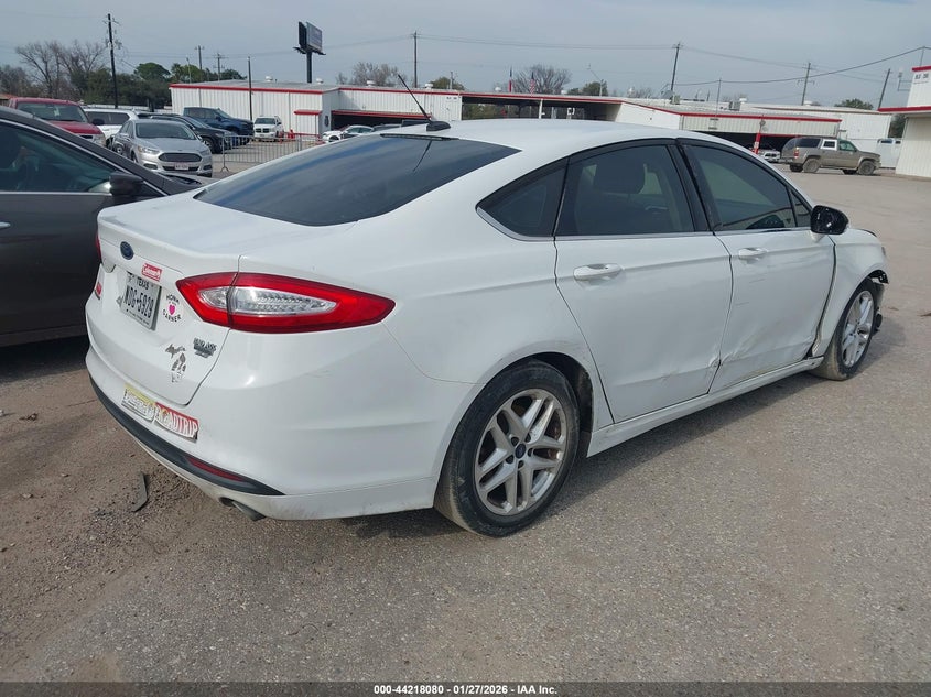 Vin: 3fa6p0h79gr200883, lot: 44714123, ford fusion se 20164