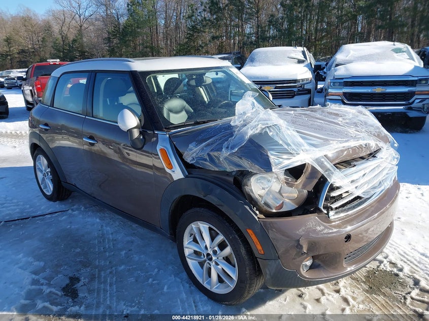 Vin: wmwzb3c51cwm04174, lot: 44714964, mini cooper countryman 20121