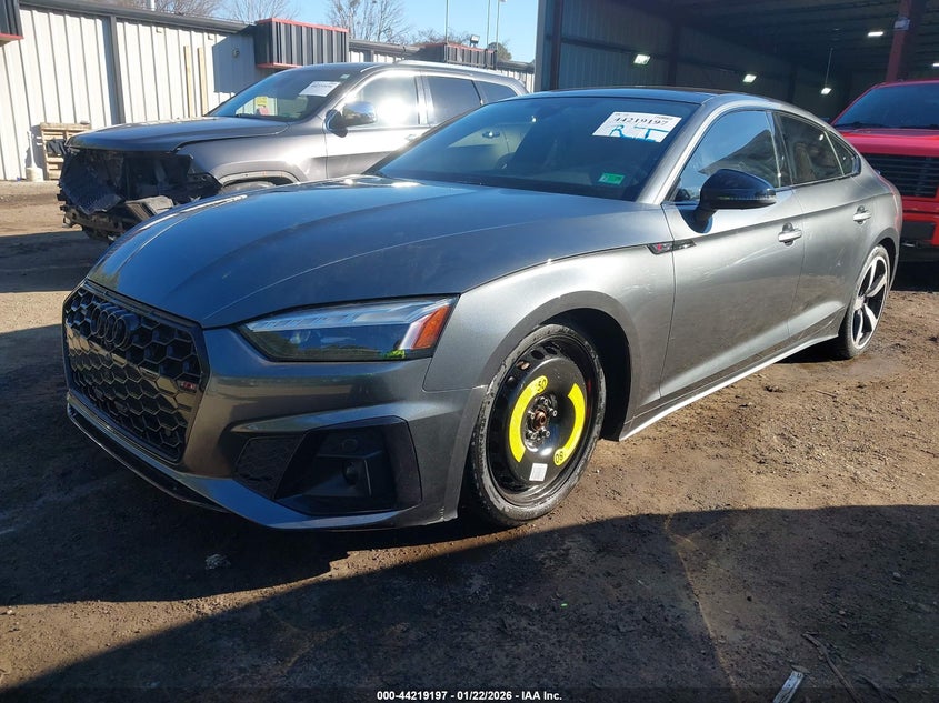 Vin: waufacf56pa009573, lot: 44715240, audi a5 sportback premium plus 45 tfsi s line quattro s tronic 20232