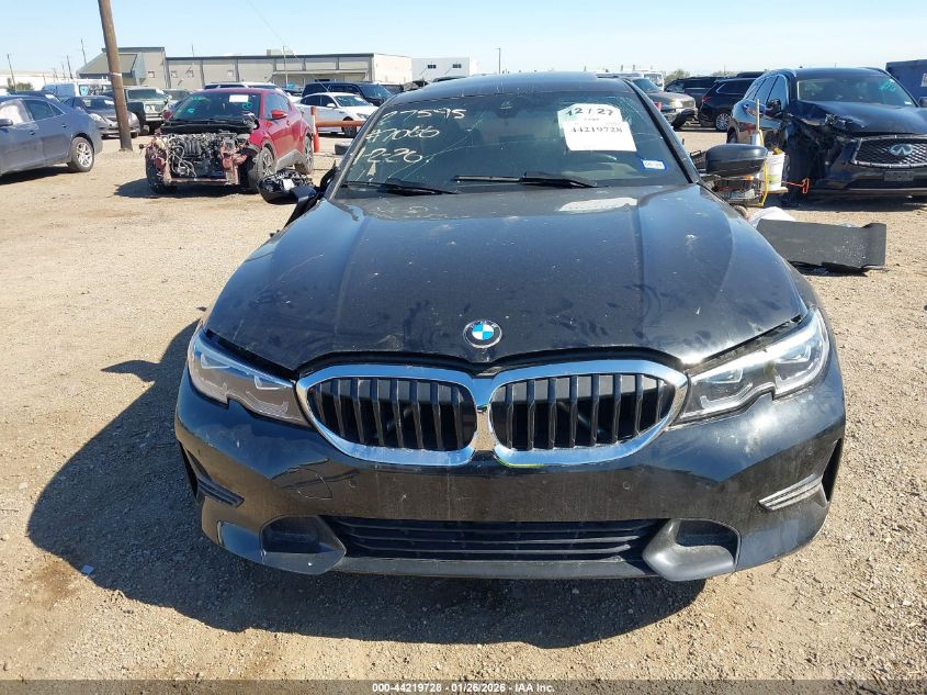 2022 BMW 330I xDrive VIN: 3MW5R7J07N8C67066 Lot: 44219728