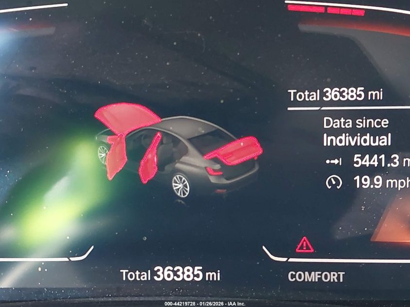 2022 BMW 330I xDrive VIN: 3MW5R7J07N8C67066 Lot: 44219728