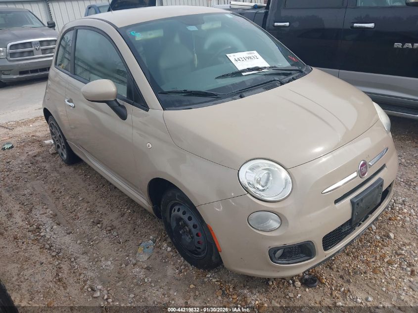 2012 Fiat 500 Sport