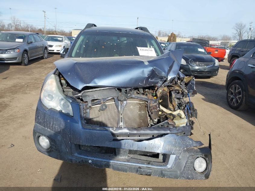 2014 Subaru Outback 2.5I Premium VIN: 4S4BRBCC4E3245546 Lot: 44220316