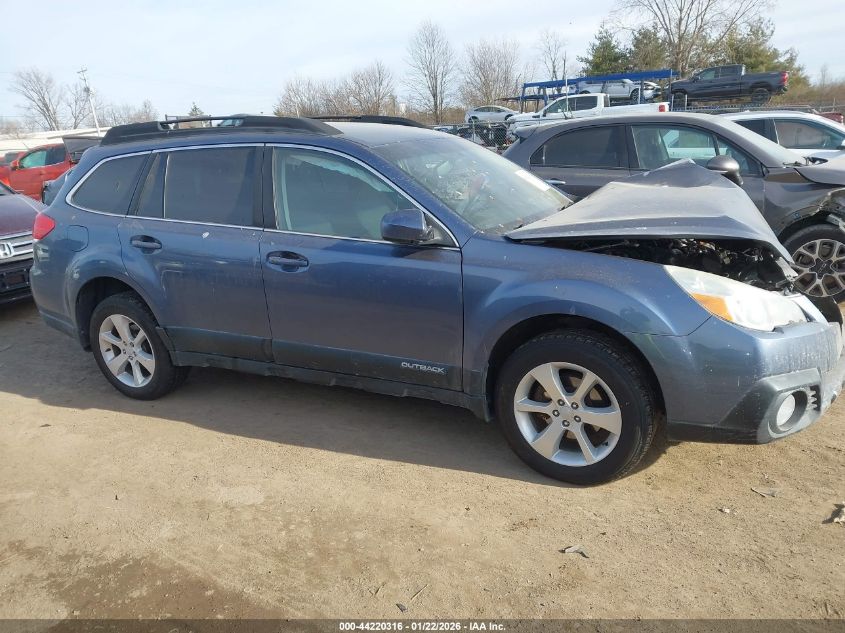 2014 Subaru Outback 2.5I Premium VIN: 4S4BRBCC4E3245546 Lot: 44220316