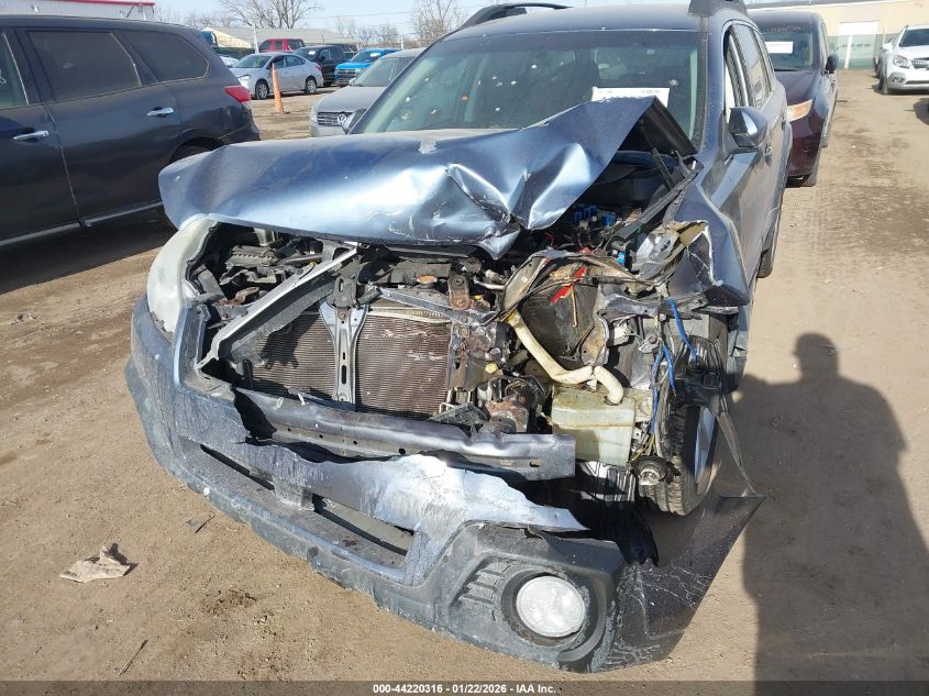 2014 Subaru Outback 2.5I Premium VIN: 4S4BRBCC4E3245546 Lot: 44220316