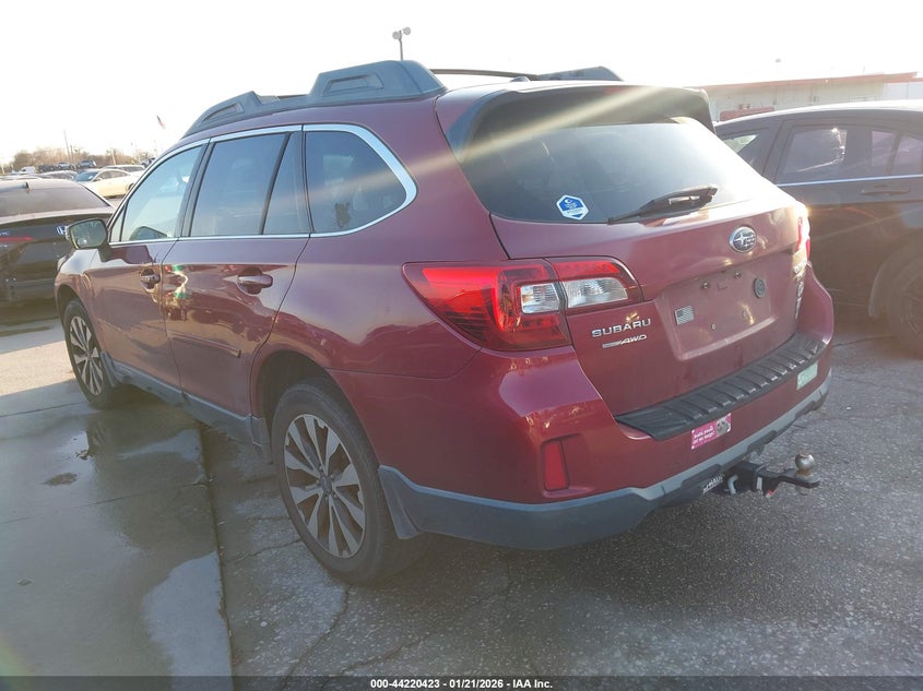 2015 Subaru Outback 2.5I Limited
