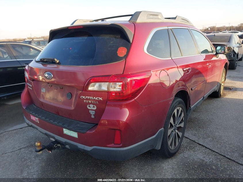 2015 Subaru Outback 2.5I Limited