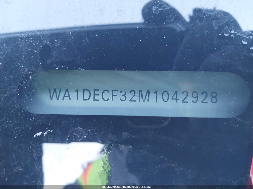 2021 Audi Q3 Premium 45 Tfsi S Line Quattro Tiptronic VIN: WA1DECF32M1042928 Lot: 44220663