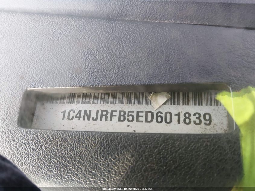2014 Jeep Patriot Latitude VIN: 1C4NJRFB5ED601839 Lot: 44221254