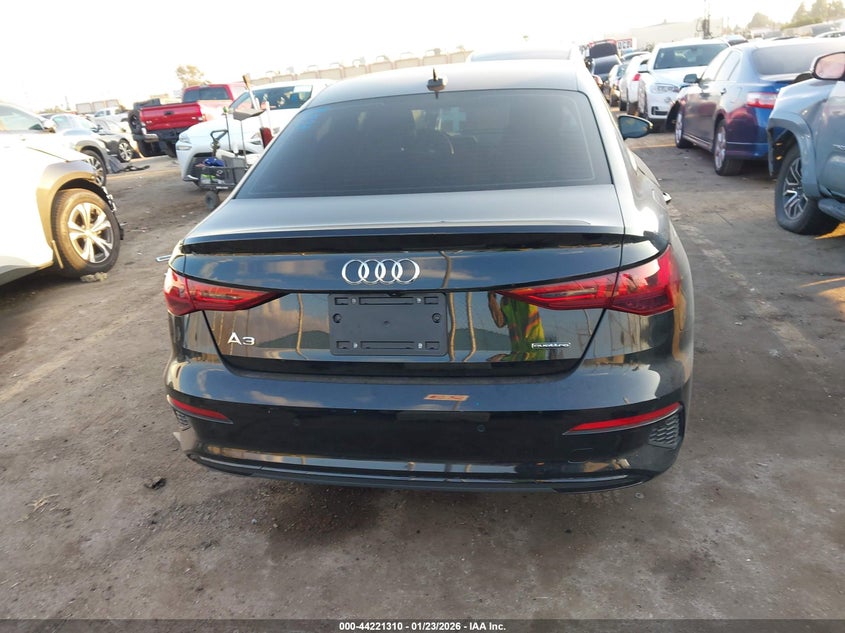 2023 Audi A3 Premium 40 Tfsi Quattro S Tronic VIN: WAUGUDGYXPA138992 Lot: 44221310