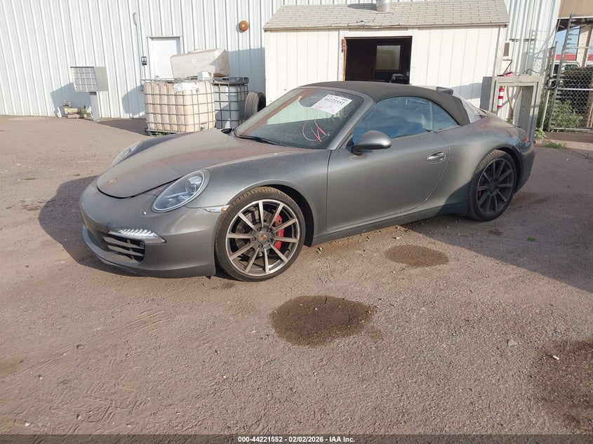 Vin: wp0cb2a90es155143, lot: 44717595, porsche 911 carrera s 20142