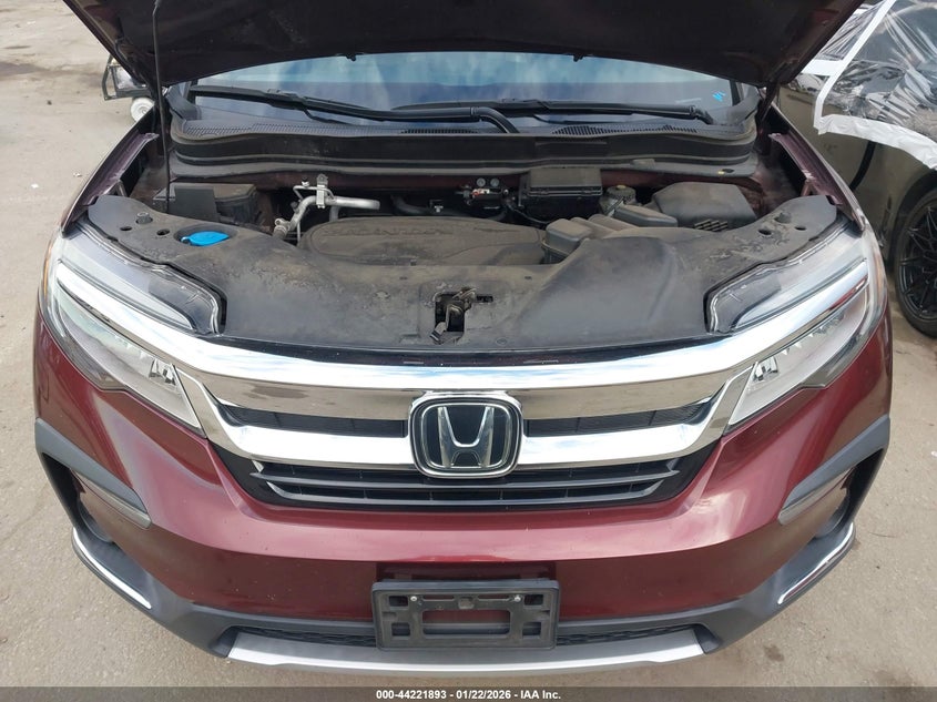 VIN 5FNYF5H96MB017622 2021 HONDA PILOT 2WD TOURING 8 PASSENGER