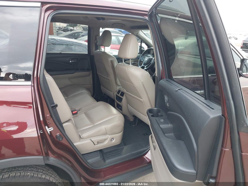 VIN 5FNYF5H96MB017622 2021 HONDA PILOT 2WD TOURING 8 PASSENGER