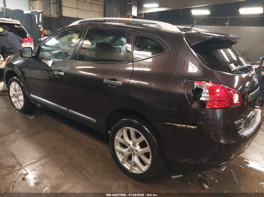 2013 Nissan Rogue Sv W/Sl Pkg VIN: JN8AS5MV7DW103960 Lot: 44221986