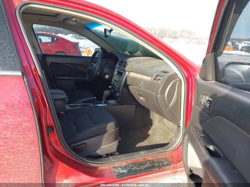 2011 Ford Fusion 2.5 Se red Lot 111044222290 Vin 3FAHP0HA2BR334597