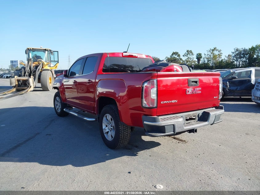 Vin: 1gtg5be39f1238107, lot: 44718364, gmc canyon sle 20153